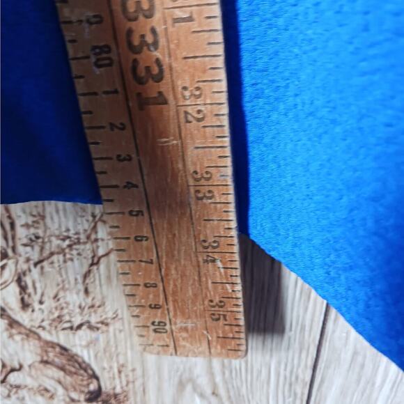 J.O.A Colbalt Blue Cut Out Sleeveless Fit Flare Dress Size Medium - Picture 8 of 8